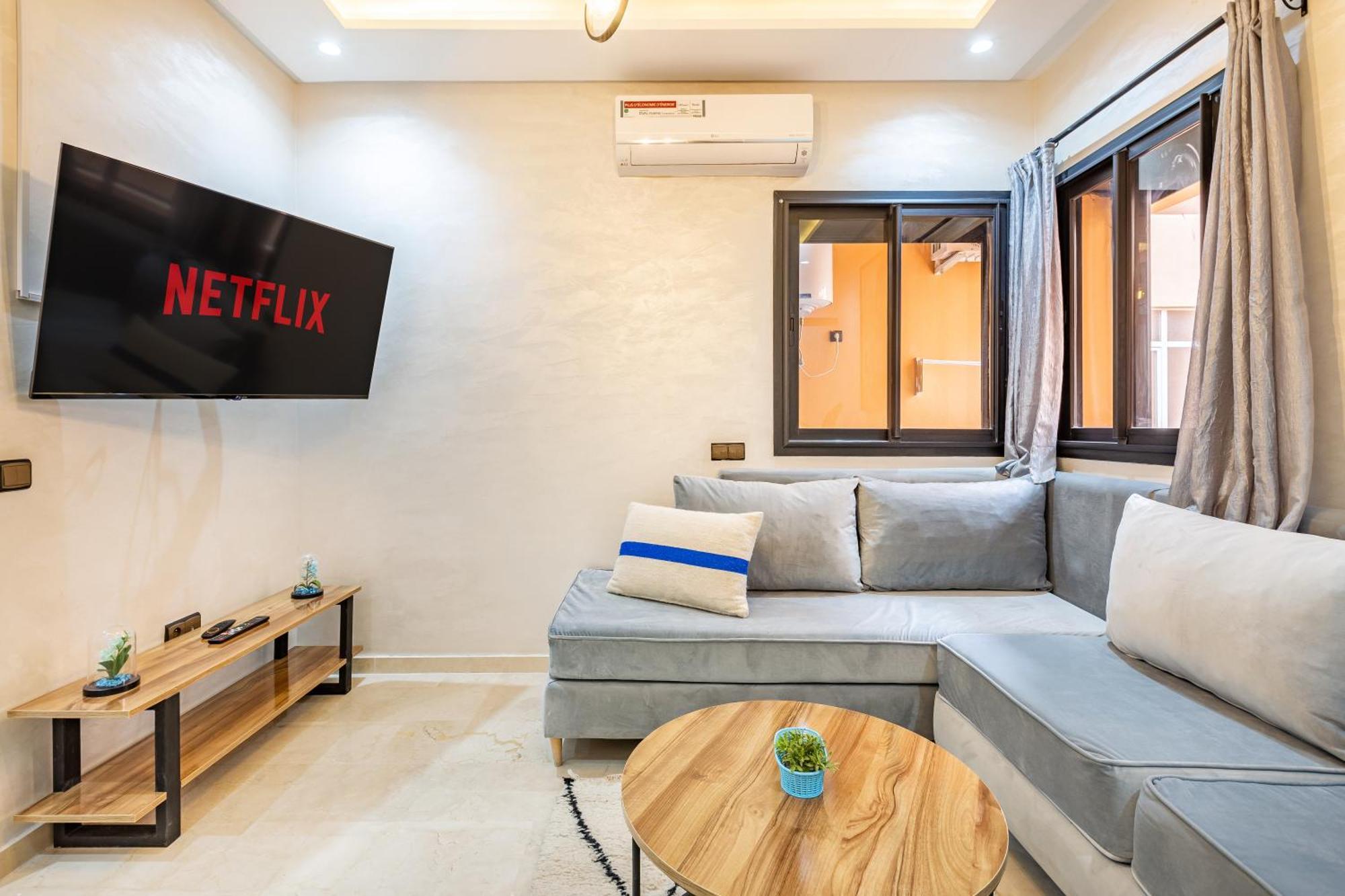 Magnificent Apartment In Gueliz - 100% Equipped Marraquexe Exterior foto