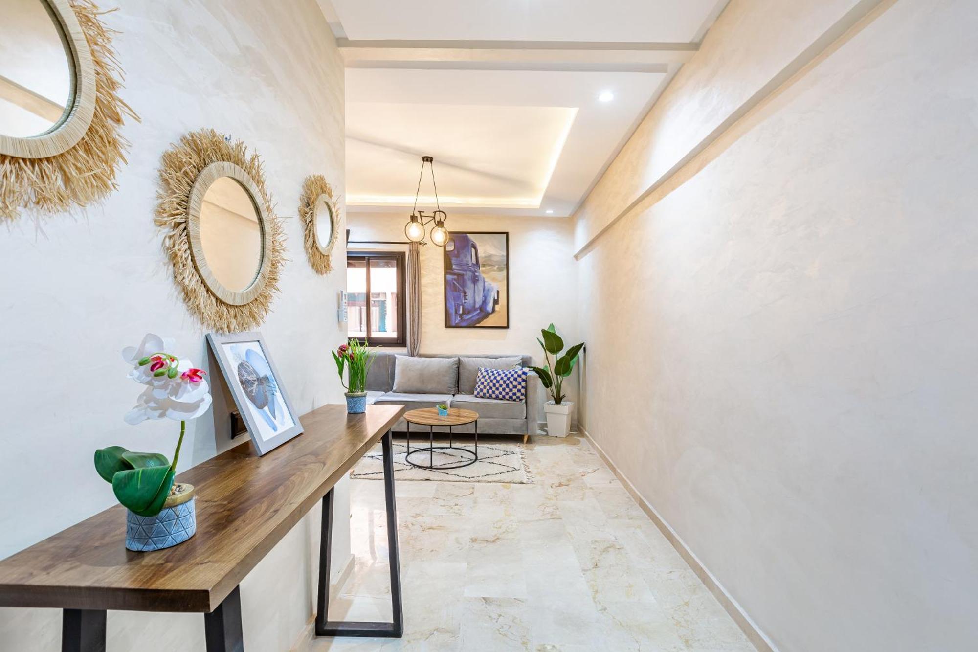 Magnificent Apartment In Gueliz - 100% Equipped Marraquexe Exterior foto