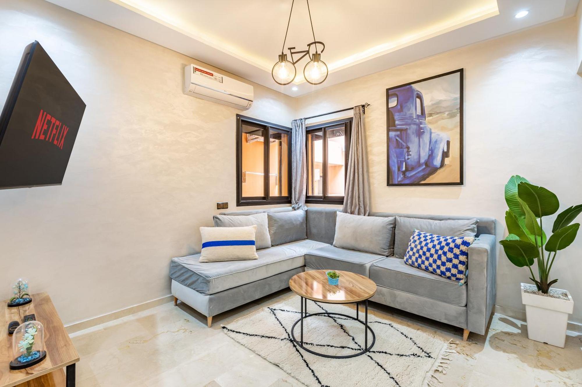 Magnificent Apartment In Gueliz - 100% Equipped Marraquexe Exterior foto